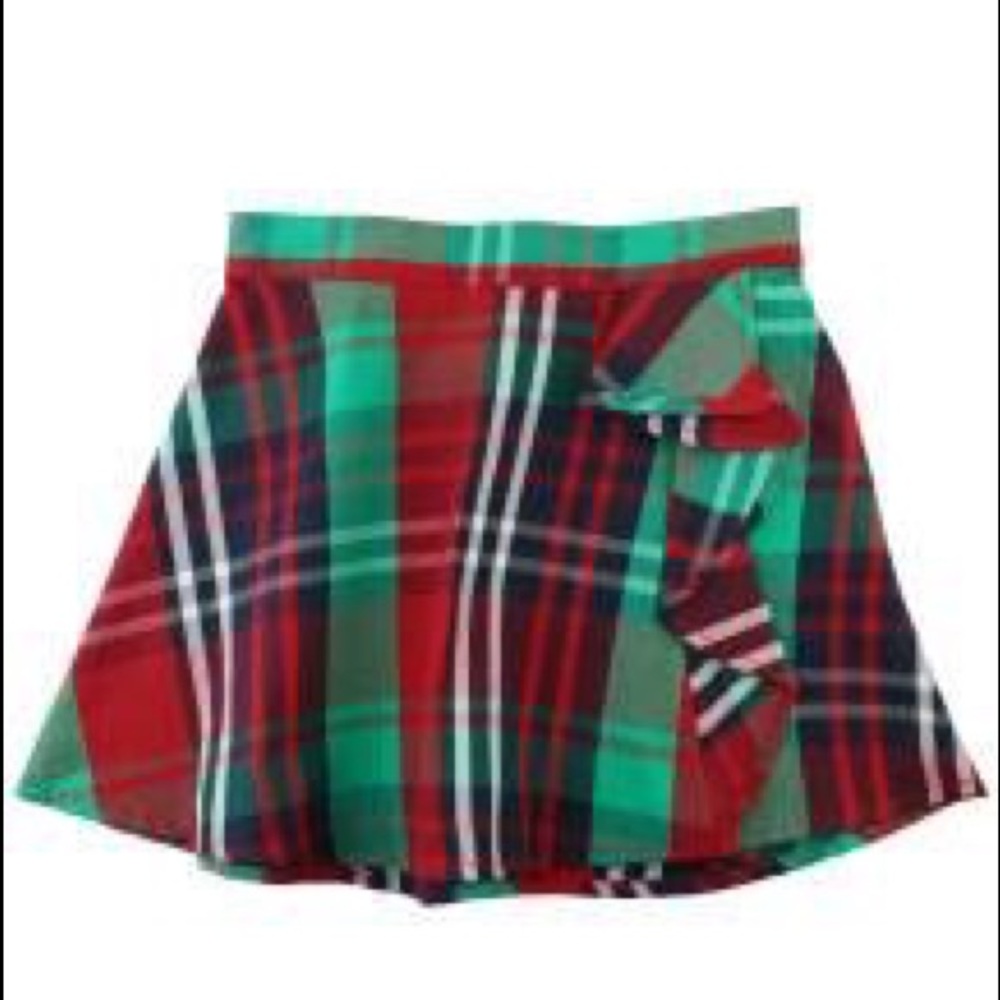 NEW Waterfall girls plaid skirt